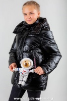 Куртка для девочки с игрушкой на кармане FOBS 21132